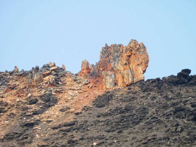 Closeup of the pinnacles